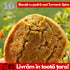 Biscuiți Ceai Negru, Turmeric și mirodenii (pudră)- 240g (Cutie de 6 Biscuiți)